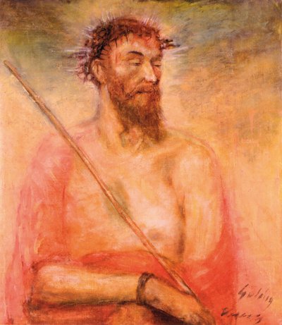 Christ by Lajos Gulácsy